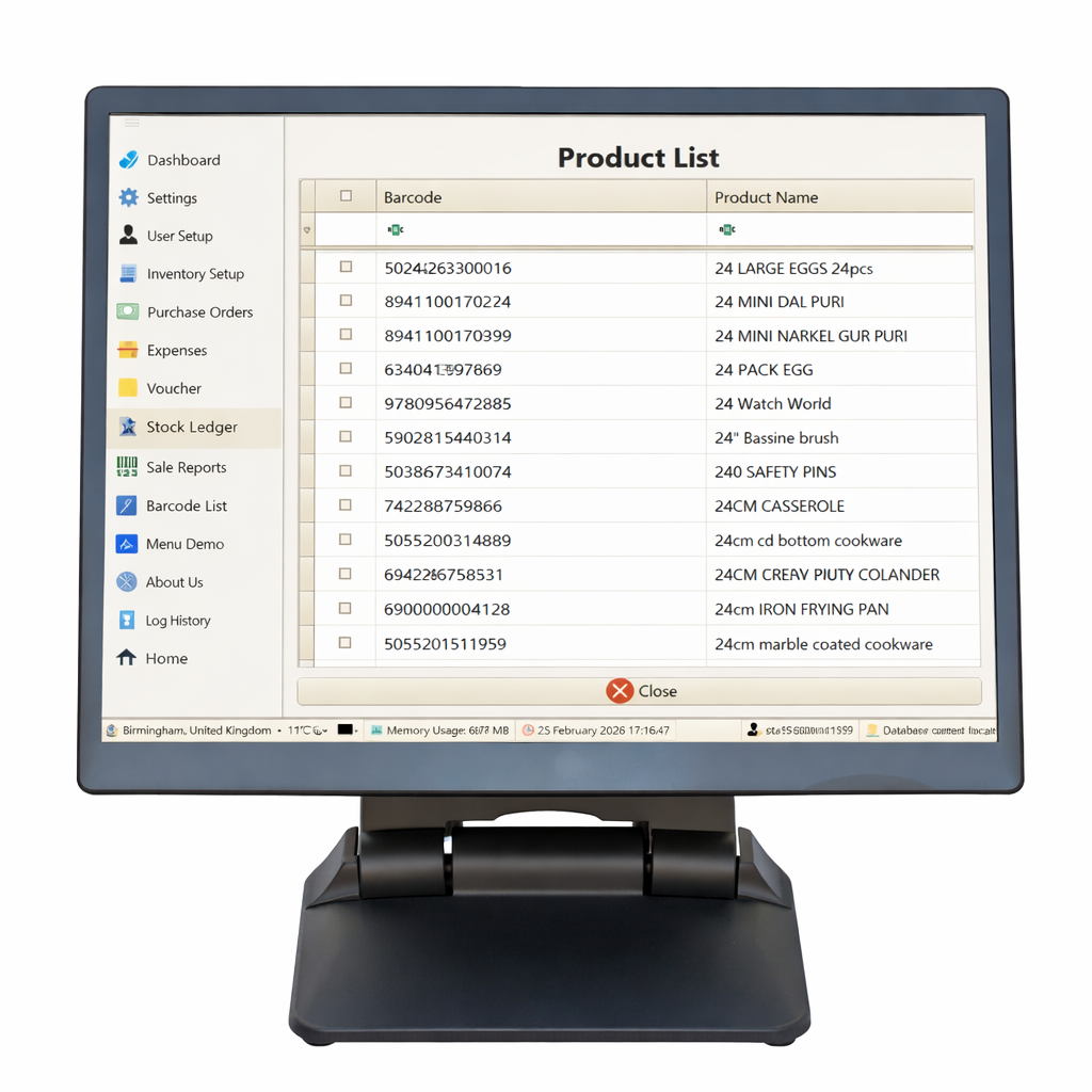 SSPOS Product List That Gives You Full Control Over Every Item