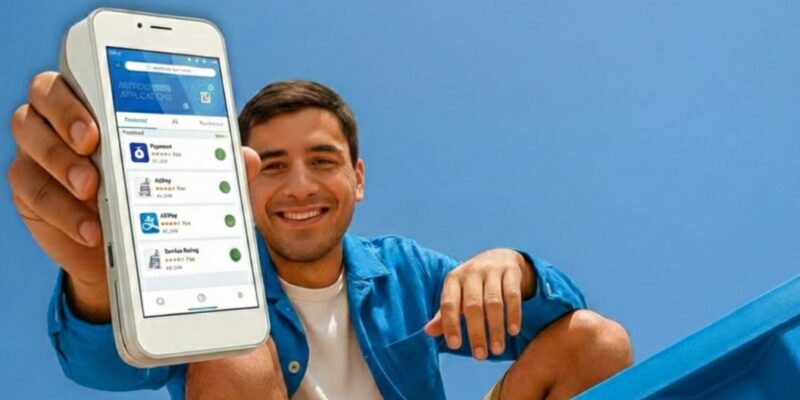 Card machine providing