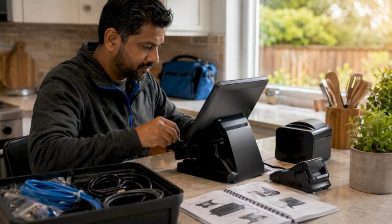 POS hardware setup guide for UK retail and hospitality