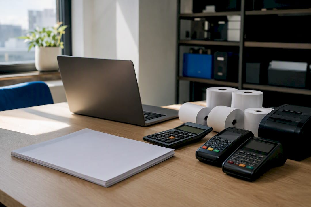 Retail EPOS cost setup with invoices and hardware