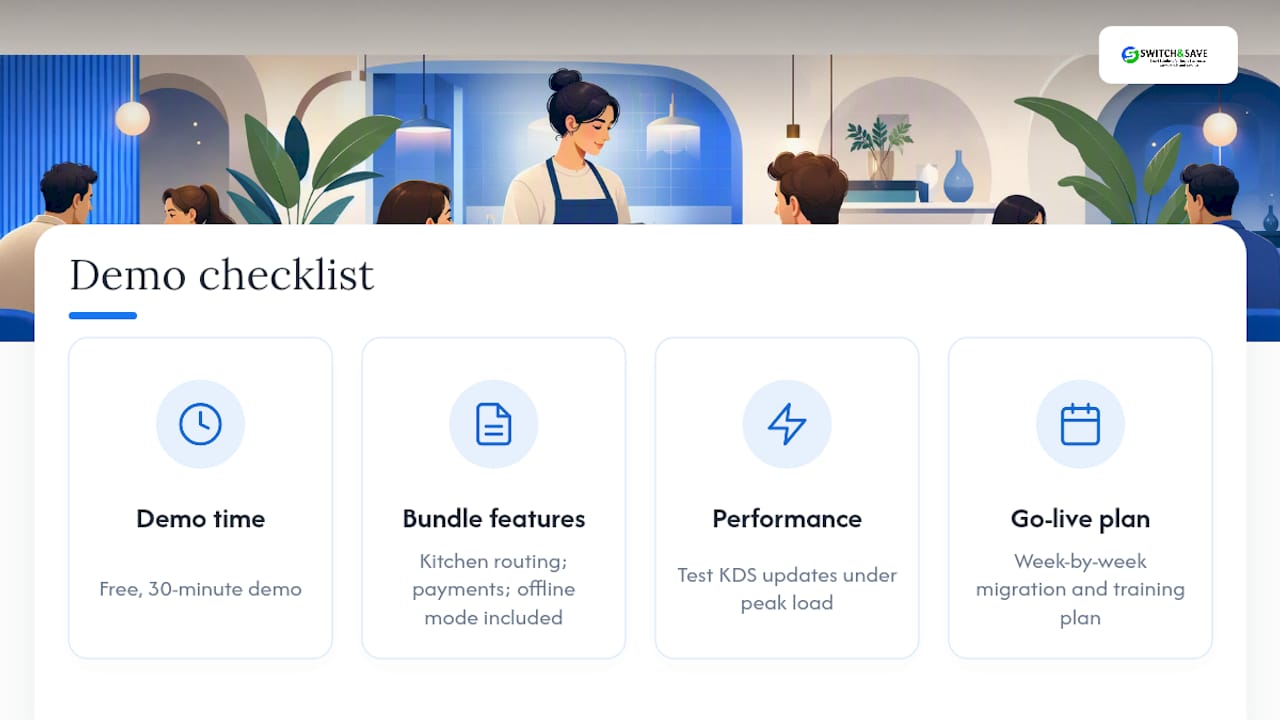 Book a SwitchSave demo and test it properly — overview diagram