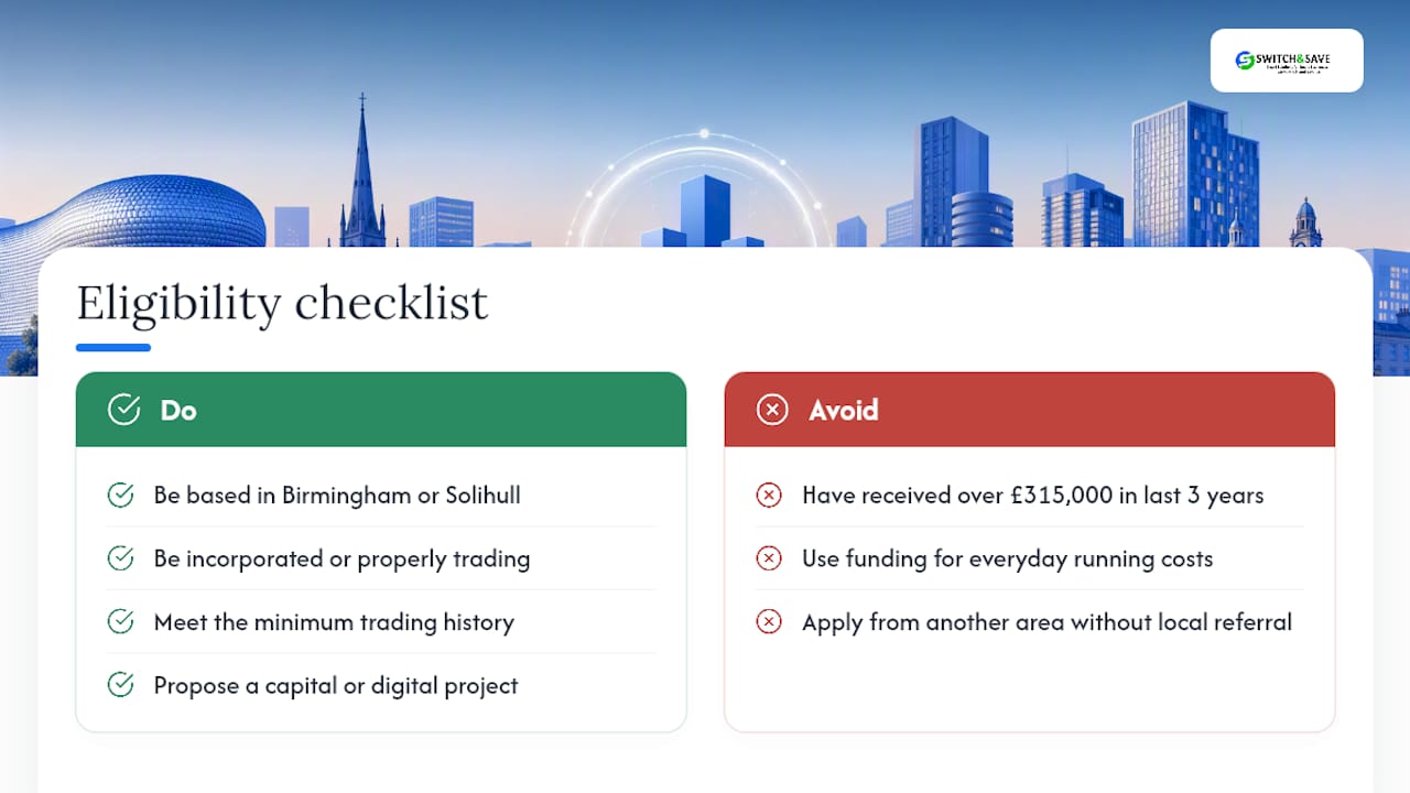 EPOS funding eligibility checks and subsidy limit